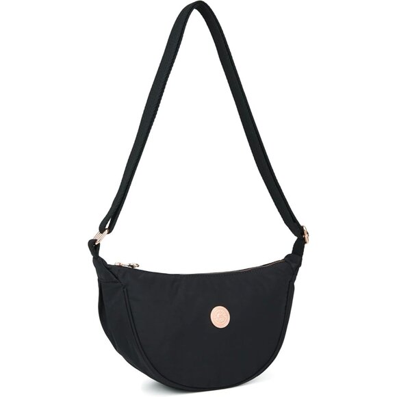 Small Crossbody Bag for Women Men Trendy Waterproof Nylon with Adjustable Strap - Picture 2 of 8